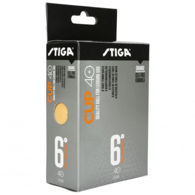 Мячи Stiga Cup ABS 40+ мм (оранжевые)