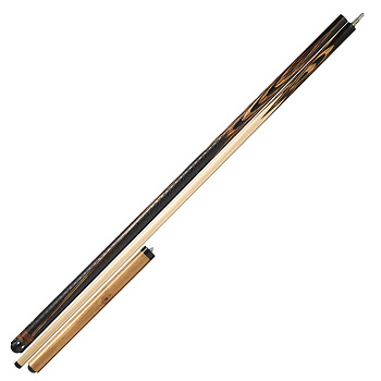 Кий Ассиметричный Тюльпан, с удлинителем, Эбен, Зебрано, Граб (А. Попов)