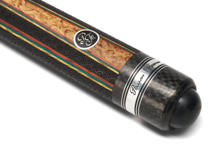 Кий Цветок с гравировкой, Черный граб, Падук, Лимонник, Граб (Р. Тропин)