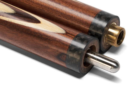 Кий Классика 6/8, с гравировкой, Палисандр, Граб (Р. Тропин)