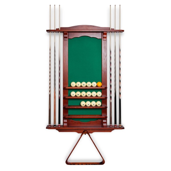 Киевница настенная Византия для 6 киев, массив дуба (коричневая)