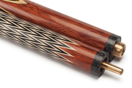 Кий Паутинка Звезда, Палисандр, Черный граб, Лимонник, Граб (А. Половинкин)