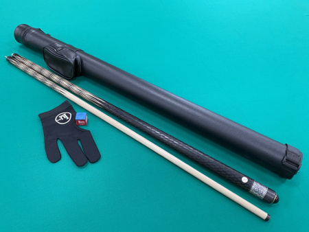 Кий Корона 8-ми перьевая, с инкрустацией, Эбен, Граб (Р. Королев)