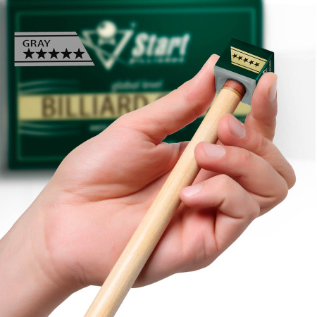 Мел Startbilliards 5 звезд серый 12шт.