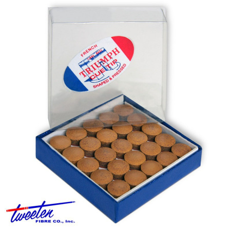 Наклейка для кия Triumph с фиброй 12мм 1шт.