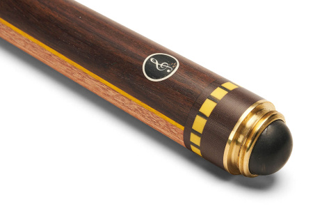 Кий Цветок, напряженный запил, с удлинителем, Розвуд, Пламенный эбен, Падук, Граб (А. Вараксин)