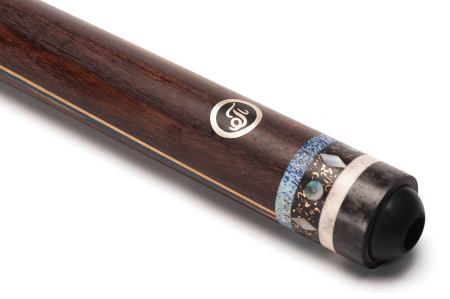 Кий Ассиметричный Тюльпан, с удлинителем, Томинтоза, Лунный эбен, Хурма, Азобе, Граб (А. Попов)