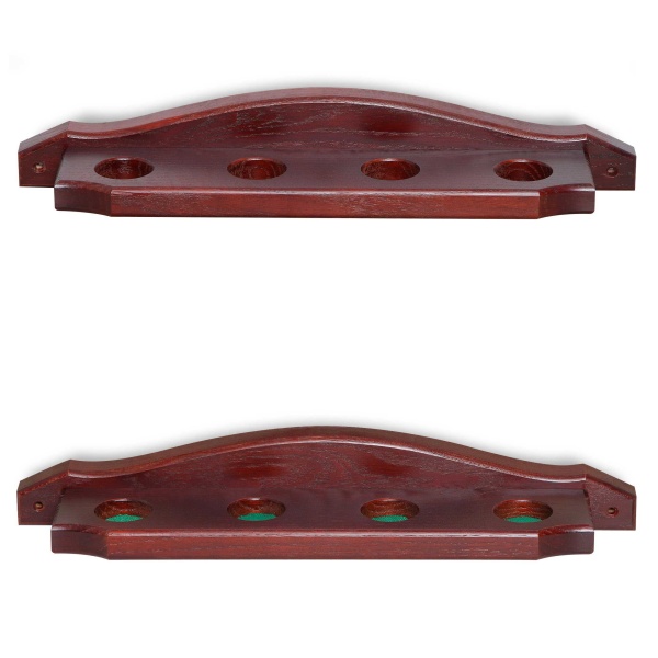 Киевница настенная Палермо-4 для 4 киев, массив дуба (махагон)