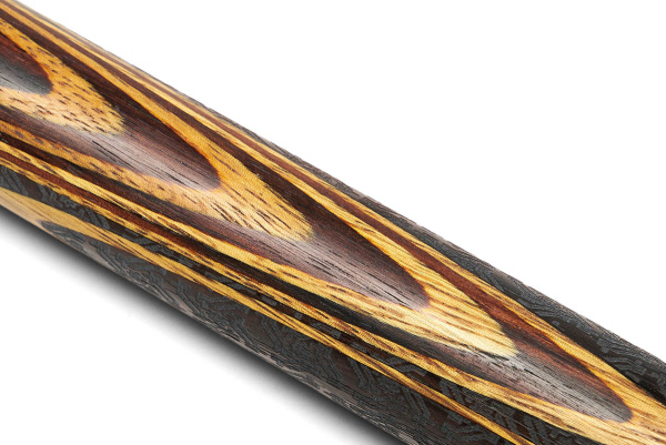 Кий Классика Элит 31 запил с гравировкой, Пламенный эбен, Эбен, Лимонник, Граб (Р. Королев)