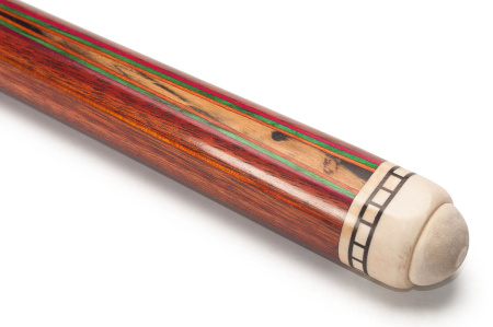 Кий Цветок 6 лучей, обратный запил, Падук, Эбен, Граб (Поповские кии)