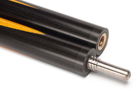 Кий Маркиз Карты, с гравировкой, Черный граб, Лимонник, Граб (С. Каюков)