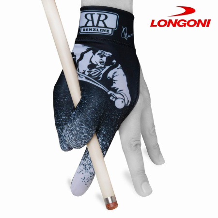 Перчатка Renzline Billiard Player черная/белая безразмерная