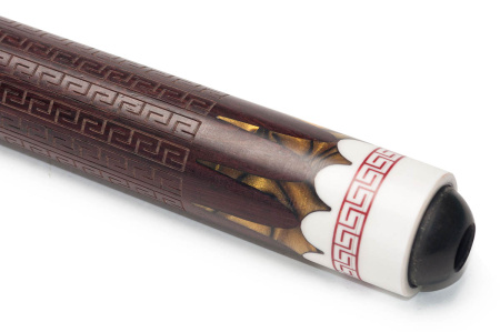 Кий Классика + Цветок, 3-х составной, Палисандр, Граб (Е. Штофун)