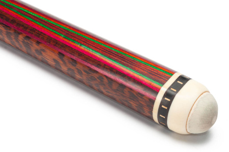 Кий Цветок 8 лучей, Змеиное дерево, Амарант, Падук, Граб (Поповские кии)