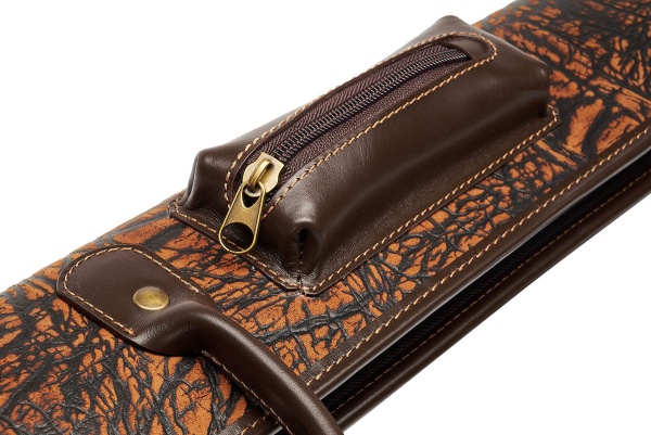 Чехол Галактика экзотик с ремнем 1x1, ручная работа, натуральная кожа, коричневый