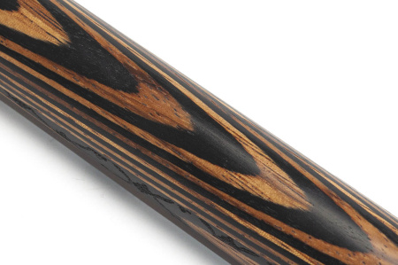 Кий Классика Элит 31 запил с гравировкой, Черный граб, Зебрано, Граб (Р. Королев)