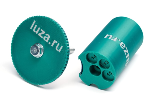 Станок для обработки шафта и наклейки Luza.ru, зеленый