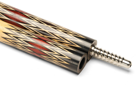 Кий Корона 30 Ромбов, с гравировкой, Эбен, Падук, Граб (Константинов)