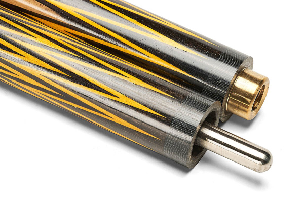 Кий Корона 10-ти перьевая, Пламенный эбен, Лимонник, Граб (Р. Королев)