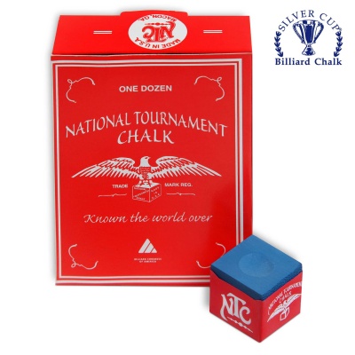 Мел National Tournament Chalk Blue 12шт.