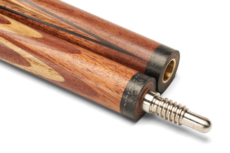 Кий Ассиметричный Тюльпан, с удлинителем, Бубинго, Лапачо, Дуб, Черный граб, Граб (А. Попов)