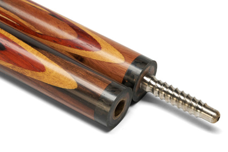 Кий Цветок 4 луча, Пламенный эбен, Падук, Лимонник, Граб (Т. Ачба)