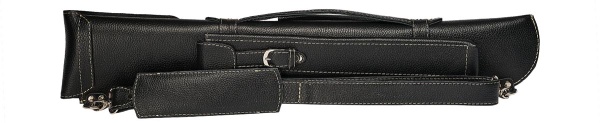 Чехол Меписашвили Колчан 3-х составной, ручная работа, натуральная кожа, черный