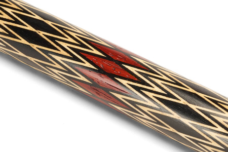 Кий Корона 30 Ромбов, с гравировкой, Эбен, Падук, Граб (Константинов)