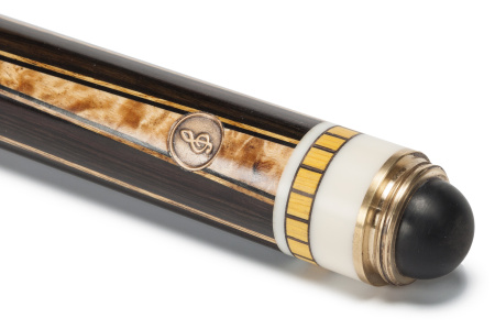 Кий Цветок с удлинителем, Эбен, Граб (А. Вараксин)