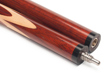 Кий Корона 4-х перьевая 3/4, с инкрустацией, Падук, Граб (И. Ариванюк)