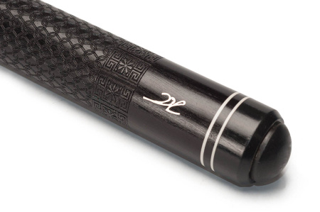 Кий Маркиз Карты, с гравировкой, Черный граб, Лимонник, Граб (С. Каюков)