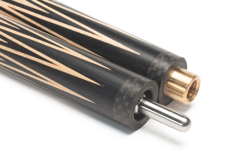 Кий Корона 8-ми перьевая, с инкрустацией, Эбен, Граб (Р. Королев)