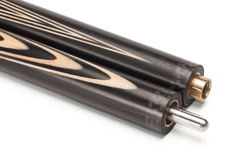 Кий Классика 6/8, с гравировкой, Черный граб, Граб (Р. Тропин)