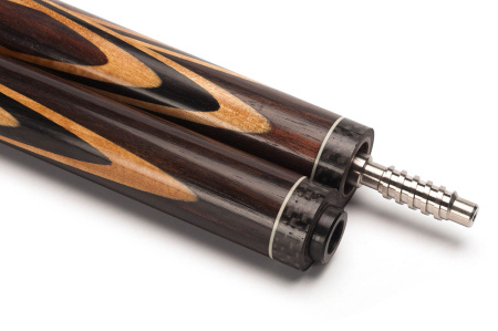 Кий Классика, 3-х составной, Пламенный эбен, Лимонник, Граб (Б. Абрамов)