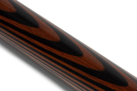 Кий Классика 35 запилов с гравировкой, Палисандр, Черный граб, Граб (С. Дроздов)