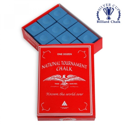 Мел National Tournament Chalk Blue 12шт.
