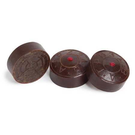 Наклейка для кия Гриза Красная 13мм Medium/Hard (однослойная) 1шт. (В. Гриза)