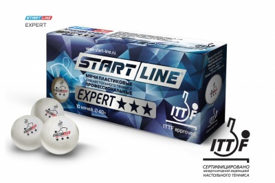 Мячи Start Line EXPERT 3*, 10шт.