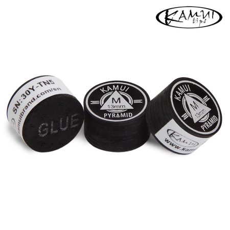Наклейка для кия Kamui Pyramid Black 13мм Medium