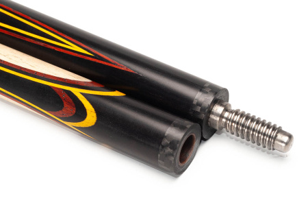 Кий Арбалет, с гравировкой, Черный граб, Падук, Лимонник, Граб (Б. Григорьев Туз)