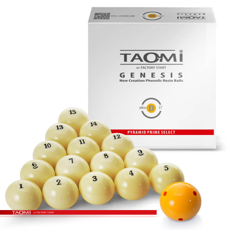 Шары Tao-mi Genesis 67мм желтый биток