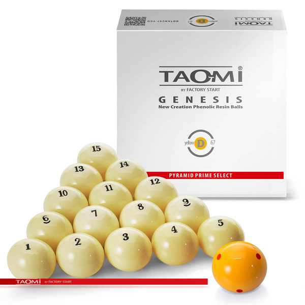 Шары Tao-mi Genesis 67мм желтый биток