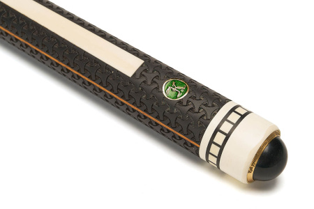 Кий Цветок 4 луча, 3-х составной, Черный граб, Лимонник, Падук, Граб (Р. Королев)